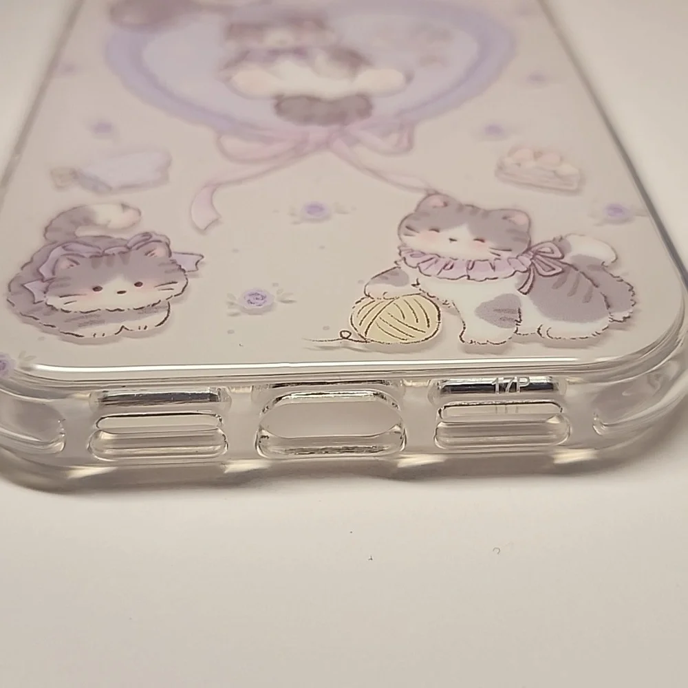 Brand new Apple IPhone 17 Pro Cute Cat Silicone Phone case